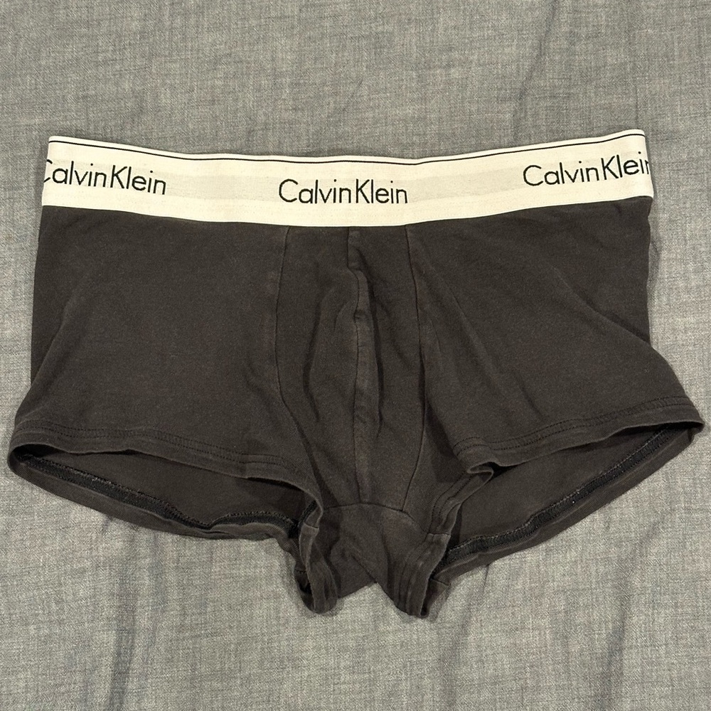Calvin Klein Modern Cotton Stretch Low Rise Trunk Black